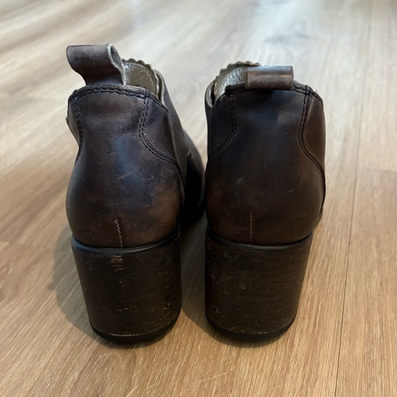 Firebird Western Women’s 9 Sadie Leather Ankle Boots Cowgirl Cowboy - Picture 4 of 10